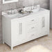 Jeffrey Alexander Cade 60-inch Double Bathroom Vanity Set - Luxe Vanity & Tub