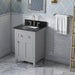 Jeffrey Alexander Chatham 24-inch Bathroom Vanity With Top In Grey From Home Luxury USA