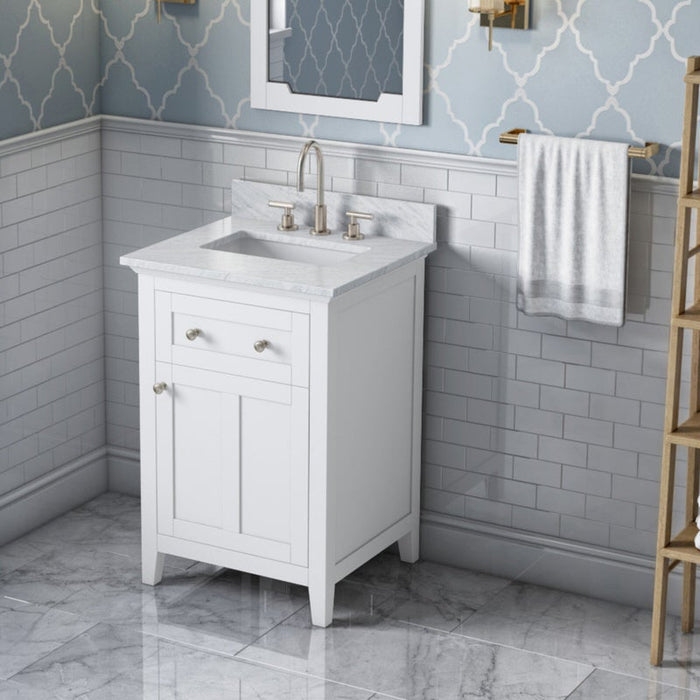 Jeffrey Alexander Chatham 24-inch Bathroom Vanity with Top - Luxe Vanity & Tub