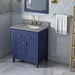 Jeffrey Alexander Chatham 30-inch Bathroom Vanity with Top - Luxe Vanity & Tub