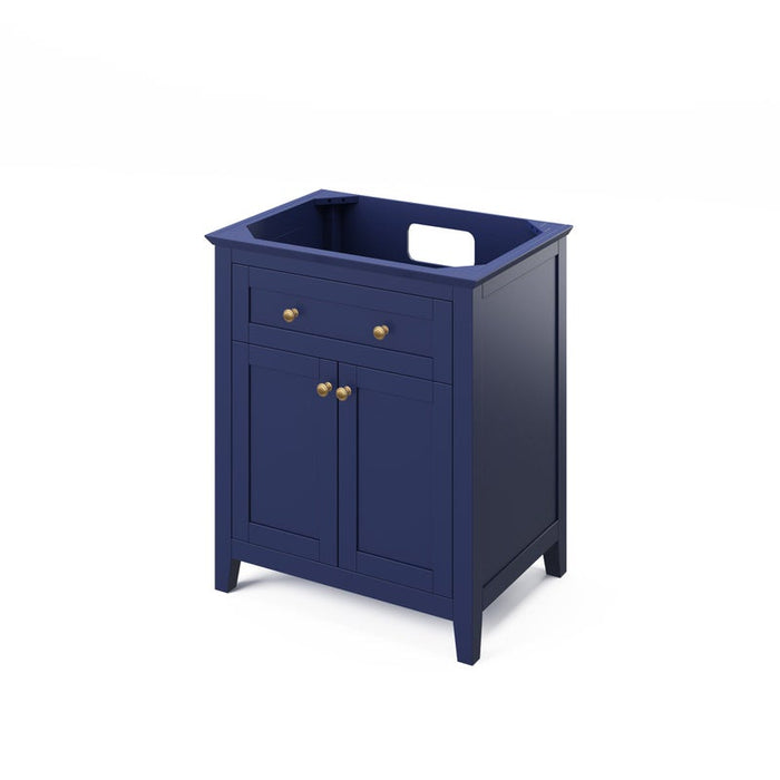 Jeffrey Alexander Chatham 30-inch Bathroom Vanity With Top In Blue From Home Luxury USA