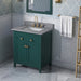 Jeffrey Alexander Chatham 30-inch Bathroom Vanity With Top In Green From Home Luxury USA