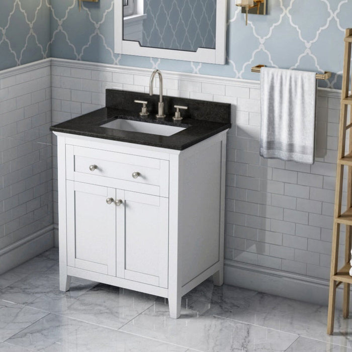 Jeffrey Alexander Chatham 30-inch Bathroom Vanity With Top In Gray From Home Luxury USA