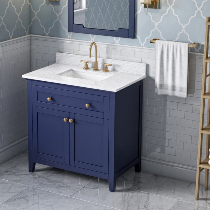 Jeffrey Alexander Chatham 36-inch Bathroom Vanity with Top - Luxe Vanity & Tub