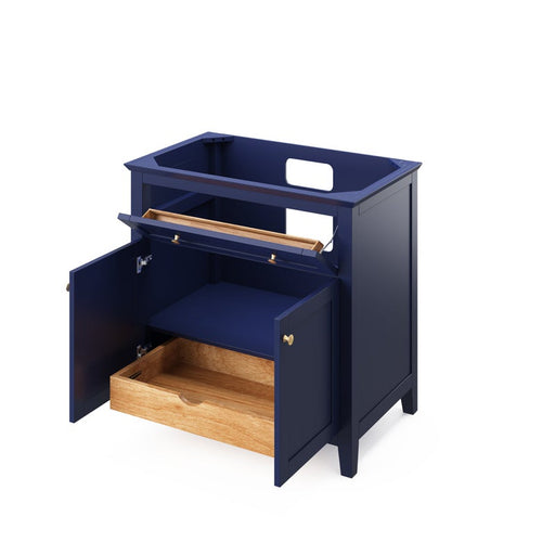 Jeffrey Alexander Chatham 36-inch Bathroom Vanity With Top In Blue From Home Luxury USA