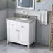 Jeffrey Alexander Chatham 36-inch Bathroom Vanity With Top In White From Home Luxury USA