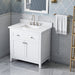 Jeffrey Alexander Chatham 36-inch Bathroom Vanity With Top In White From Home Luxury USA