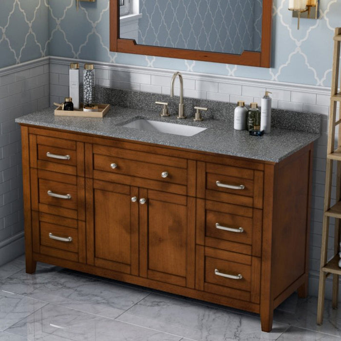 Jeffrey Alexander Chatham 60-inch Single Sink Bathroom Vanity - Luxe Vanity & Tub