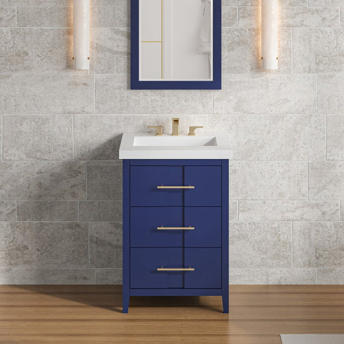 Jeffrey Alexander Katara 24-inch Single Bathroom Vanity With Top In White From Home Luxury USA