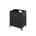 Jeffrey Alexander Katara 30-inch Single Bathroom Vanity With Top In Black From Home Luxury USA