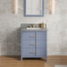 Jeffrey Alexander Katara 30-inch Single Bathroom Vanity With Top In Blue From Home Luxury USA