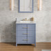 Jeffrey Alexander Katara 30-inch Single Bathroom Vanity With Top In Blue From Home Luxury USA