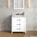 Jeffrey Alexander Katara 30-inch Single Bathroom Vanity With Top In Grey From Home Luxury USA