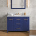 jeffrey alexander katara 42-inch single bathroom vanity with top in blue from home luxury usa