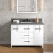 jeffrey alexander katara 42-inch single bathroom vanity with top in grey from home luxury usa