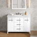 jeffrey alexander katara 42-inch single bathroom vanity with top in grey from home luxury usa