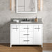 jeffrey alexander katara 42-inch single bathroom vanity with top in grey from home luxury usa