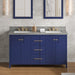 Jeffrey Alexander Katara 60-inch Double Bathroom Vanity with Top - Luxe Vanity & Tub