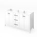 jeffrey alexander katara 60-inch double bathroom vanity with top in black from home luxury usa