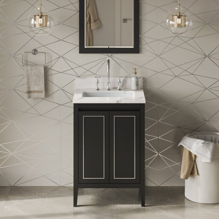 Jeffrey Alexander Percival 24-inch Single Vanity with Top - Luxe Vanity & Tub