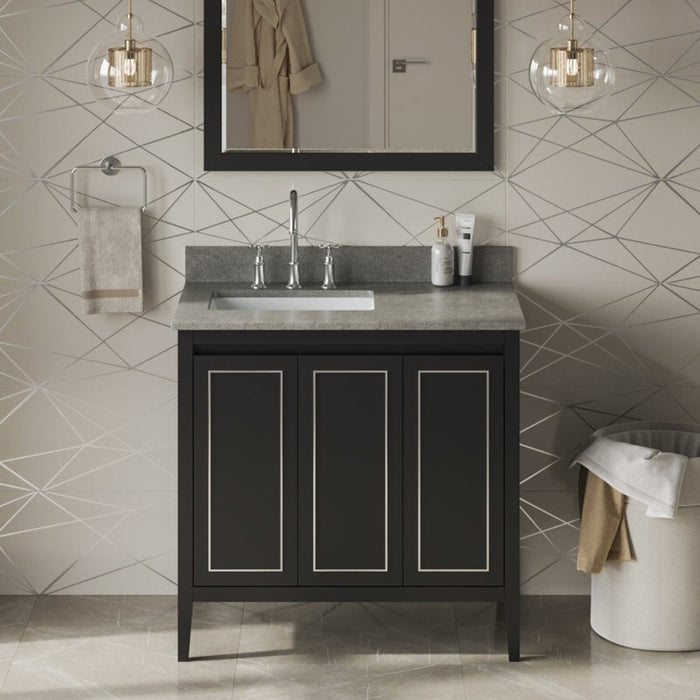 Jeffrey Alexander Percival 36-inch Single Vanity with Top - Luxe Vanity & Tub