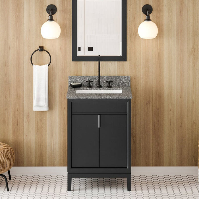 jeffrey alexander theodora 24-inch single bathroom vanity with top in white from home luxury usa