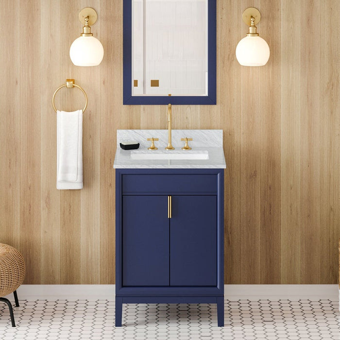 jeffrey alexander theodora 24-inch single bathroom vanity with top in blue from home luxury usa