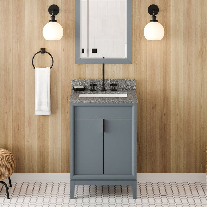 jeffrey alexander theodora 24-inch single bathroom vanity with top in blue from home luxury usa