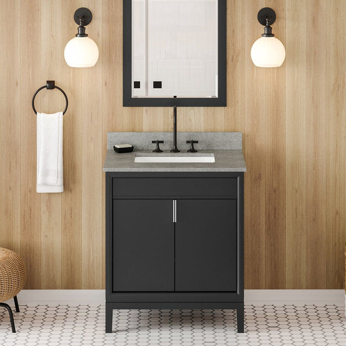 jeffrey alexander theodora 30-inch single bathroom vanity with top in white from home luxury usa