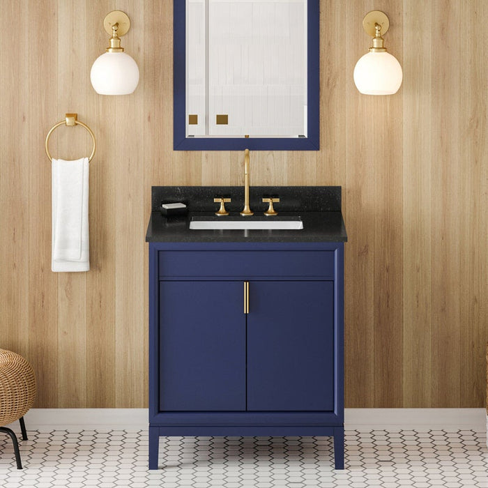 Jeffrey Alexander Theodora 30-inch Bathroom Vanity with Top - Luxe Vanity & Tub