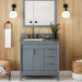 jeffrey alexander theodora 36-inch single bathroom vanity with top in blue from home luxury usa