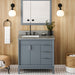 jeffrey alexander theodora 36-inch single bathroom vanity with top in blue from home luxury usa