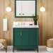 jeffrey alexander theodora 36-inch single bathroom vanity with top in blue from home luxury usa