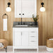 jeffrey alexander theodora 36-inch single bathroom vanity with top in grey from home luxury usa