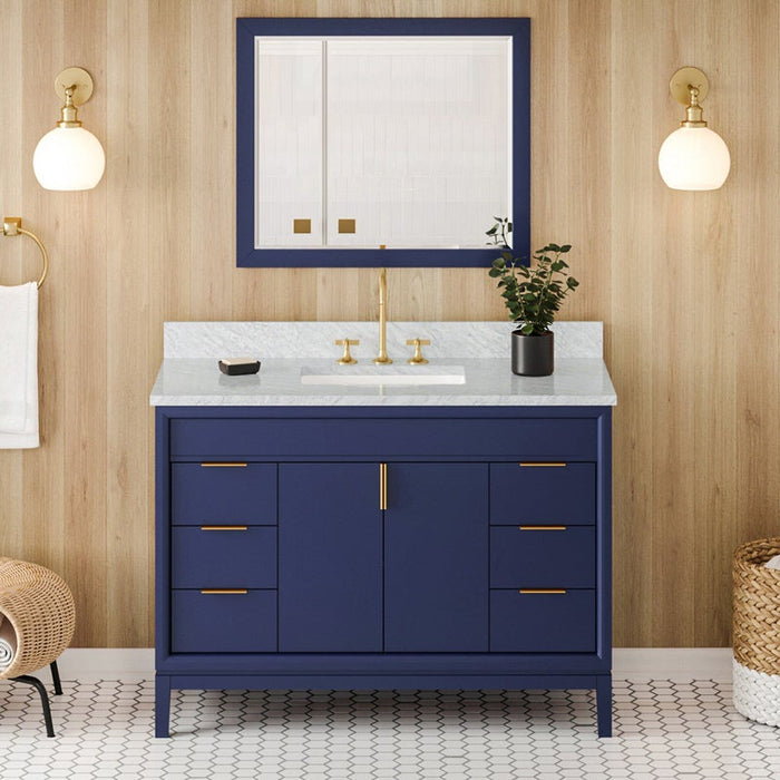 Jeffrey Alexander Theodora 48-inch Bathroom Vanity with Top - Luxe Vanity & Tub