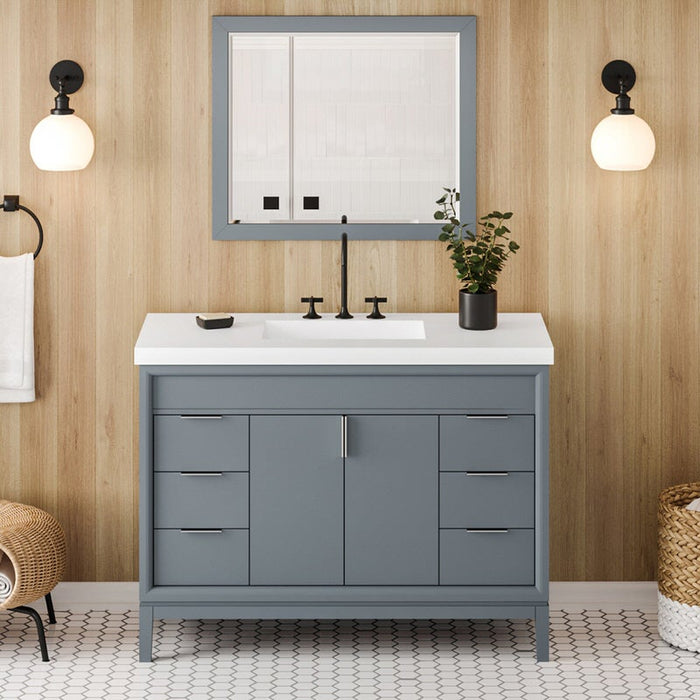 jeffrey alexander theodora 48-inch bathroom vanity with top in blue from home luxury usa