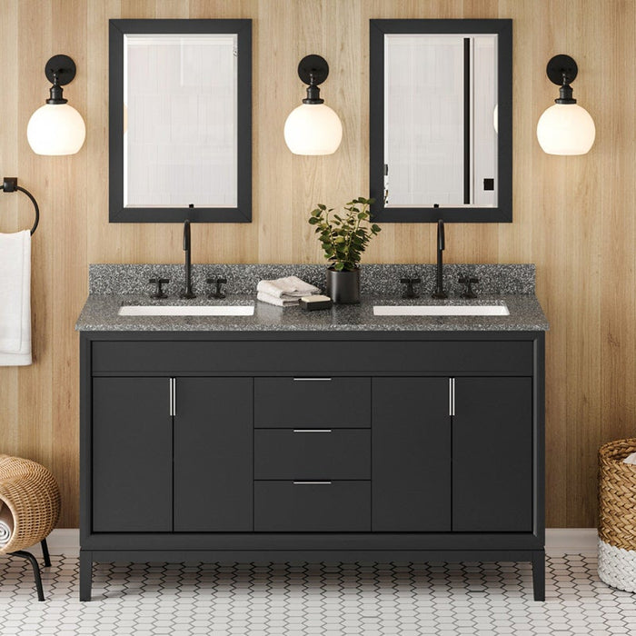 jeffrey alexander theodora 60-inch double bathroom vanity with top in white from home luxury usa