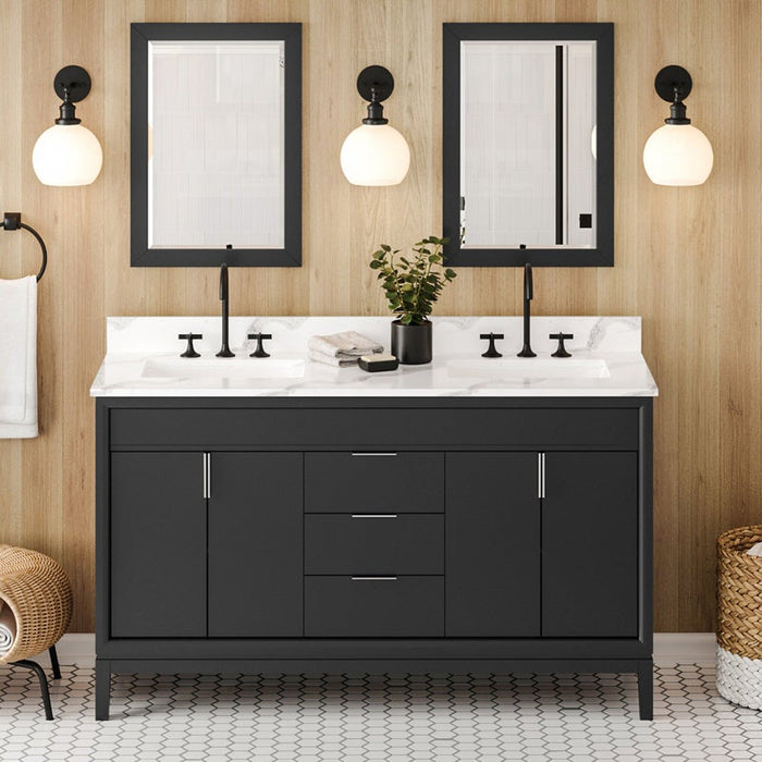 jeffrey alexander theodora 60-inch double bathroom vanity with top in white from home luxury usa