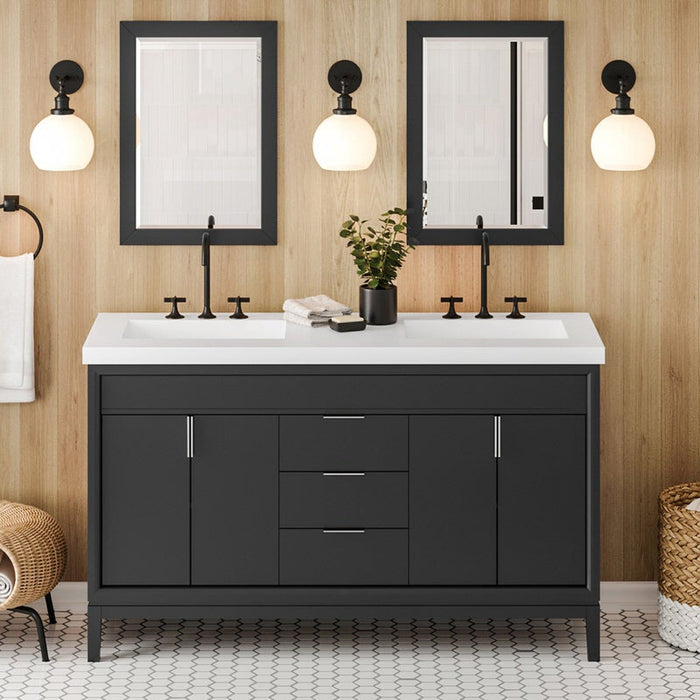 jeffrey alexander theodora 60-inch double bathroom vanity with top in white from home luxury usa