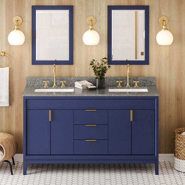 Jeffrey Alexander Theodora 60-inch Bathroom Vanity with Top - Luxe Vanity & Tub