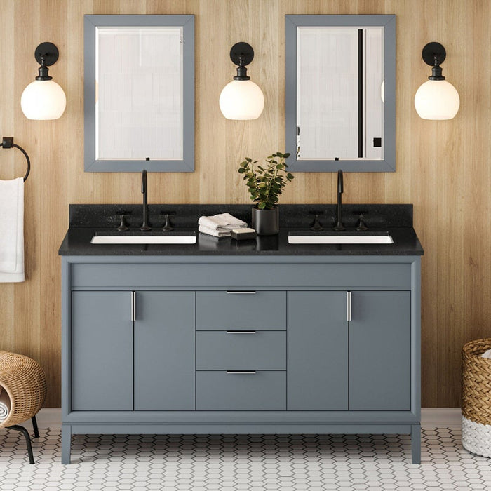 jeffrey alexander theodora 60-inch double bathroom vanity with top in blue from home luxury usa