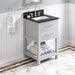 Jeffrey Alexander Wavecrest 24-inch Single Bathroom Vanity Set - Luxe Vanity & Tub