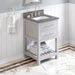 Jeffrey Alexander Wavecrest 24-inch Single Bathroom Vanity Set - Luxe Vanity & Tub