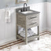 jeffrey alexander wavecrest 24-inch single bathroom vanity with top in grey from home luxury usa