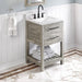 jeffrey alexander wavecrest 24-inch single bathroom vanity with top in white from home luxury usa