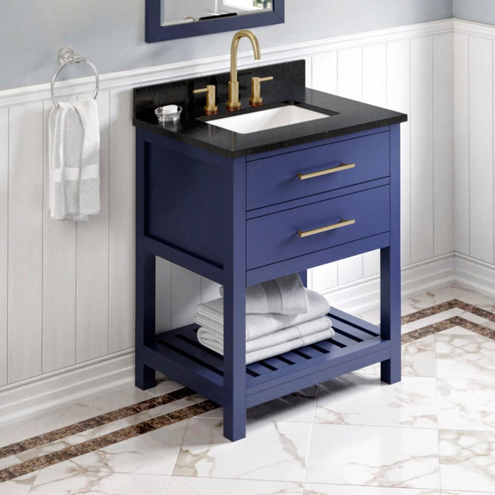 jeffrey alexander wavecrest 30-inch bathroom vanity with top in grey from home luxury usa