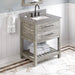 jeffrey alexander wavecrest 30-inch bathroom vanity with top in grey from home luxury usa