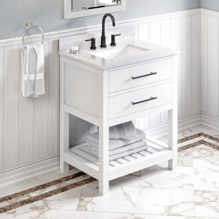 jeffrey alexander wavecrest 30-inch bathroom vanity with top in grey from home luxury usa