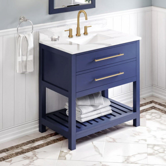 jeffrey alexander wavecrest 36-inch single bathroom vanity with top in white from home luxury usa