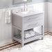 jeffrey alexander wavecrest 36-inch single bathroom vanity with top in grey from home luxury usa